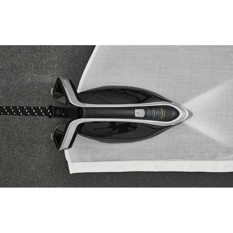 Tefal Pro Express Vision GV9821 3000 W 1.2 L Durilium AirGlide Autoclean padas Juoda, Sidabrinė