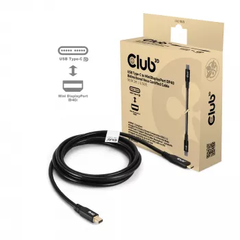 CLUB3D CAC-1561 USB Type-C į Mini DisplayPort 2.1 kabelis 2 m juodas