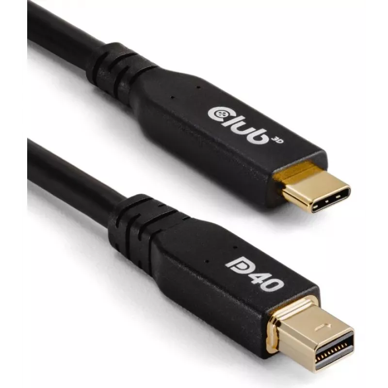 CLUB3D CAC-1561 USB Type-C į Mini DisplayPort 2.1 kabelis 2 m juodas