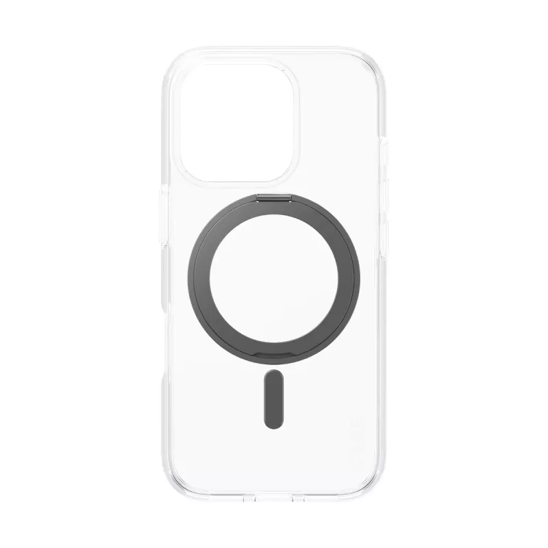 PanzerGlass CARE™ by ® Dėklas Skaidrus su Juodu Atraminiu Stoveliu ir MagSafe iPhone 16 Pro