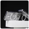 PanzerGlass CARE™ by ® Dėklas Skaidrus su Sidabriniu Stoveliu ir MagSafe, iPhone 16 Pro Max