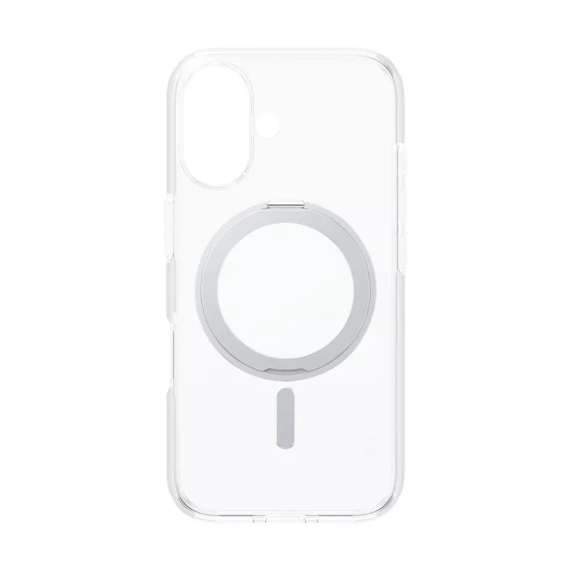 PanzerGlass CARE™ by ® Dėklas Skaidrus su Sidabriniu Atraminiu Stovu ir MagSafe iPhone 16