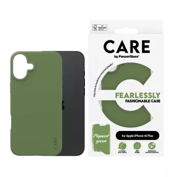 Dėklas PanzerGlass CARE by ® Fashionable Case Green iPhone 16 Plus