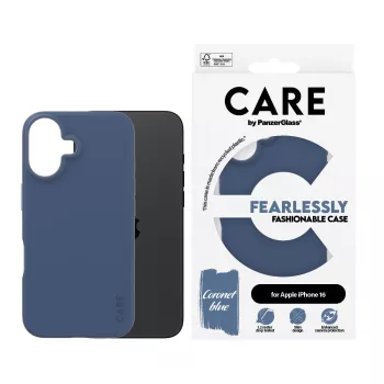PanzerGlass CARE by Fashionable Case Blue apsauginis dėklas iPhone 16