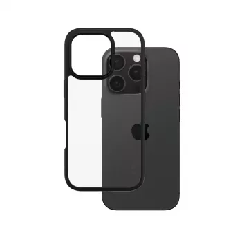 PanzerGlass CARE™ by ® Urban Combat dėklas permatomas su juodu rėmeliu iPhone 16 Pro