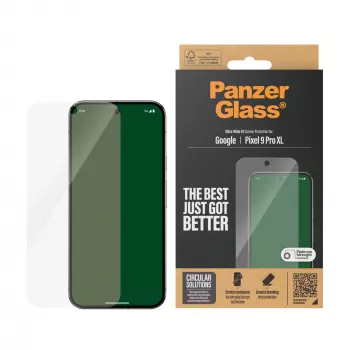 PanzerGlass® apsauginis stiklas Google Pixel 9 Pro XL | Ultra-Wide Fit