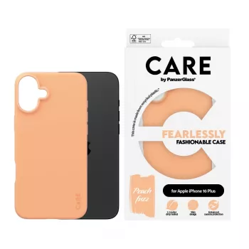 PanzerGlass CARE by Fashionable Case Peachy iPhone 16 Plus permatomas dėklas