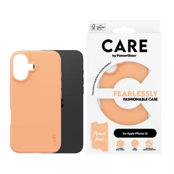 PanzerGlass CARE by Fashionable Case Peachy permatomas dėklas iPhone 16