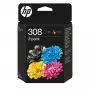 Originali HP kasečių kombinacija 2 vnt. (juoda + spalvota) HP 308