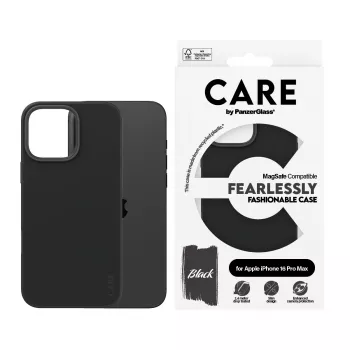 PanzerGlass CARE™ by ® Case Black w. MagSafe iPhone 16 Pro Max