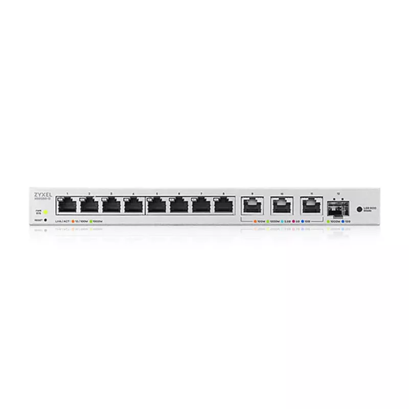Zyxel XGS1250-12 valdomas L2 10G Ethernet (100/1000/10000) pilkas jungiklis
