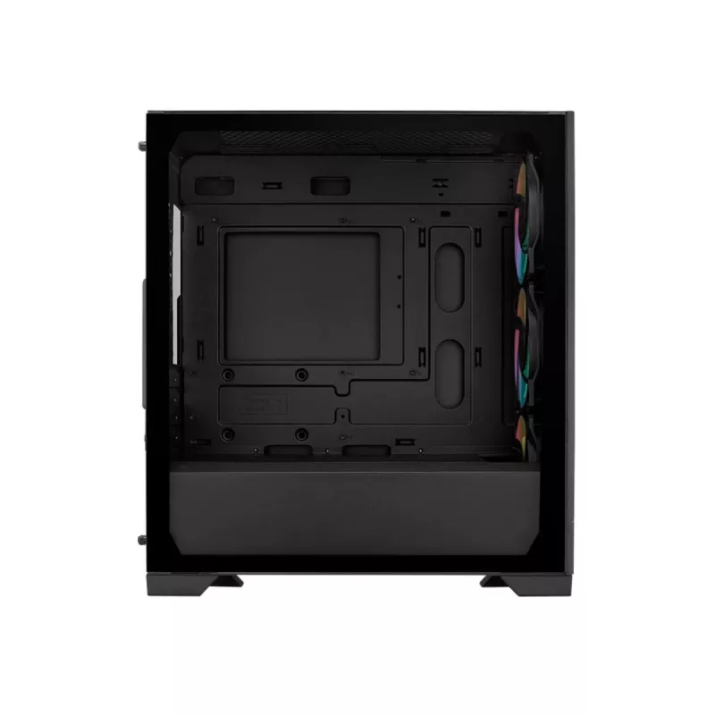 Cooler Master Elite 301 ARGB Mini Tower dėžė, juoda, su langu, 3x 120 mm ARGB ventiliatoriai