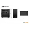 Korpusas be quiet! PURE BASE 501 Black Midi Tower (atidaryta pakuotė)