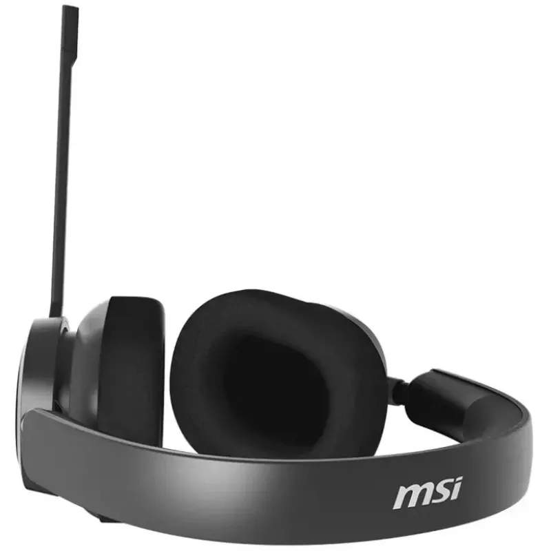 MSI Maestro 300 ausinės, laidinės, ant galvos, žaidimams, USB Type-C / USB Type-A, juodos