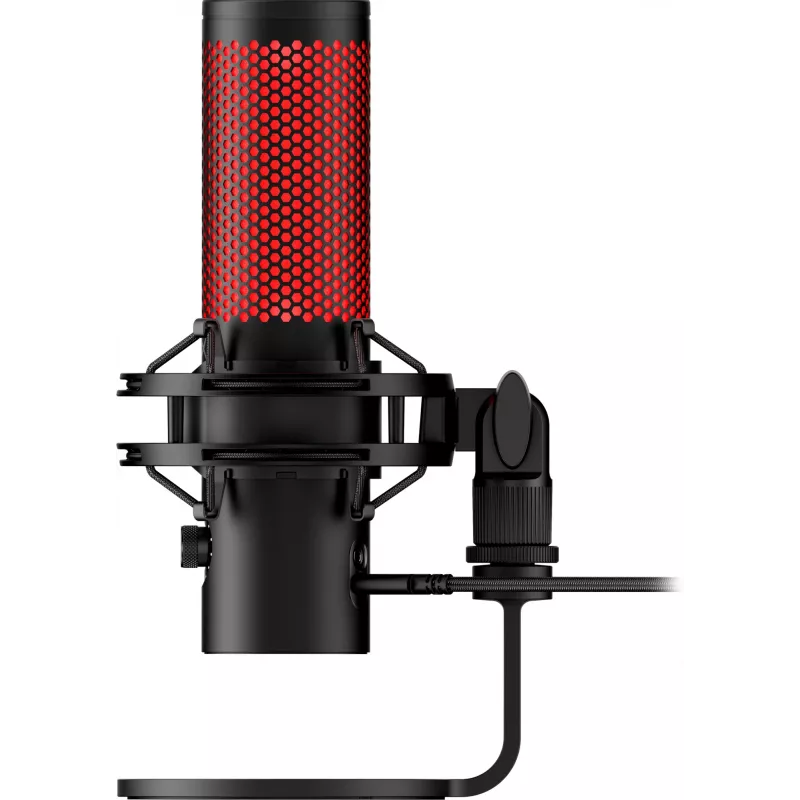 HyperX QuadCast 2 – USB mikrofonas (juodas), podcast mikrofonas, -7.5 dB, 20–20000 Hz, 0.05%, 32 Ω, 24 bit