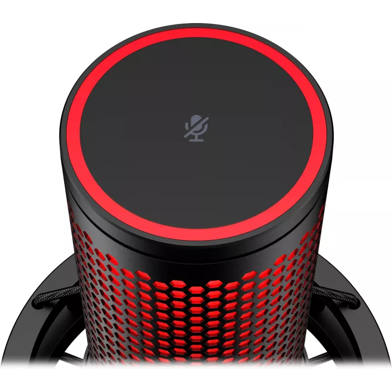 HyperX QuadCast 2 – USB mikrofonas (juodas), podcast mikrofonas, -7.5 dB, 20–20000 Hz, 0.05%, 32 Ω, 24 bit