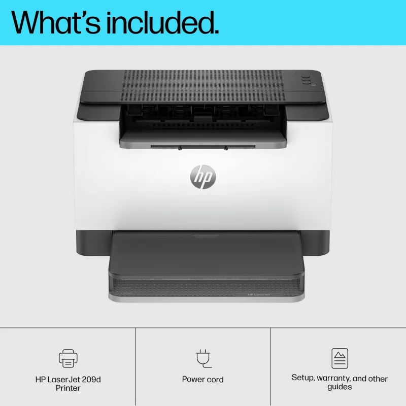 HP LaserJet M209d spausdintuvas, lazerinis, 600 x 600 DPI, A4, 29 ppm, dvipusis spausdinimas, juoda, balta