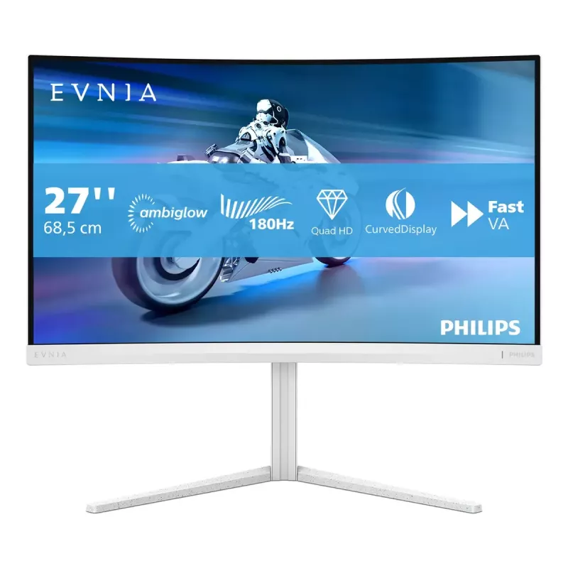 Philips Evnia 5000 27M2C5501/01 monitorius 68.6 cm (27 col.) 2560 x 1440 Quad HD LCD baltas
