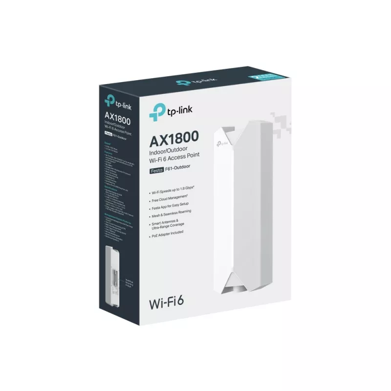 TP-Link Festa F61-Outdoor 1800 Mbit/s Baltas Power over Ethernet (PoE)