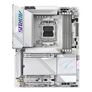 Motininė plokštė GIGABYTE X870E AORUS PRO ICE — AMD X870E, Socket AM5, ATX, DDR5, 4×DIMM, Wi‑Fi 7, 2.5Gb LAN