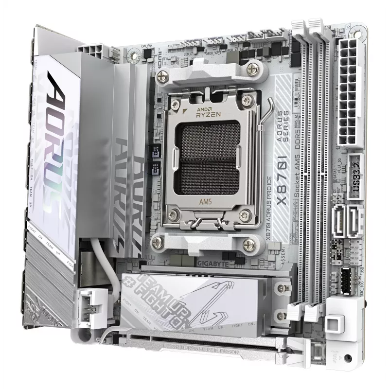 Motininė plokštė GIGABYTE X870I AORUS PRO ICE, AMD AM5, Mini-ITX