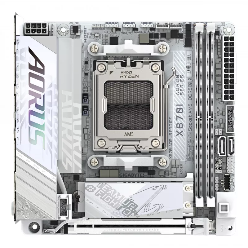 Motininė plokštė GIGABYTE X870I AORUS PRO ICE, AMD AM5, Mini-ITX