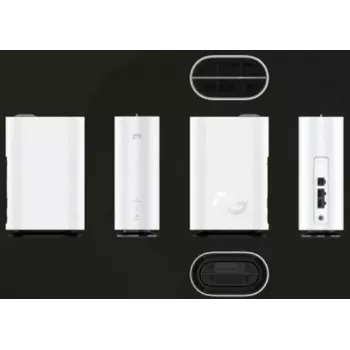 Stalinis maršrutizatorius ZTE G5C dviejų juostų Wi‑Fi 802.11ac (Wi‑Fi 6 AX1800, NanoSIM, 2× Gigabit LAN, USB‑A)