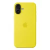 Silicone Case Cover Apple iPhone 16 Plus MagSafe Geltona