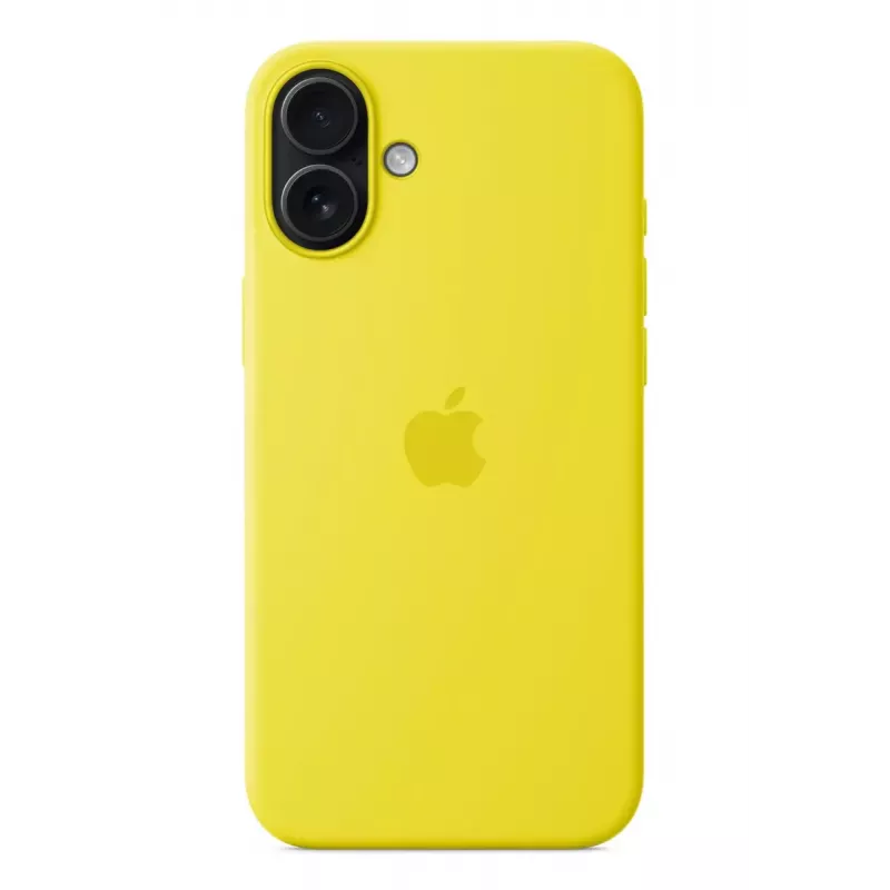 Silicone Case Cover Apple iPhone 16 Plus MagSafe Geltona