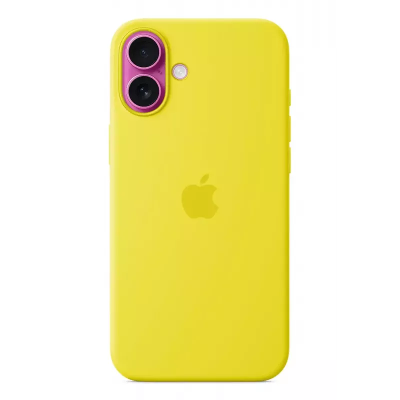 Silicone Case Cover Apple iPhone 16 Plus MagSafe Geltona