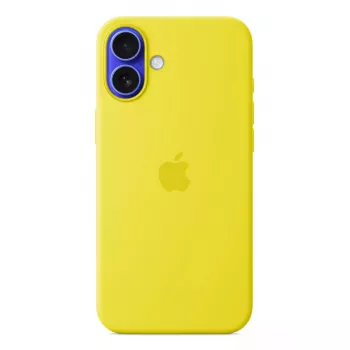 Silicone Case Cover Apple iPhone 16 Plus MagSafe Geltona