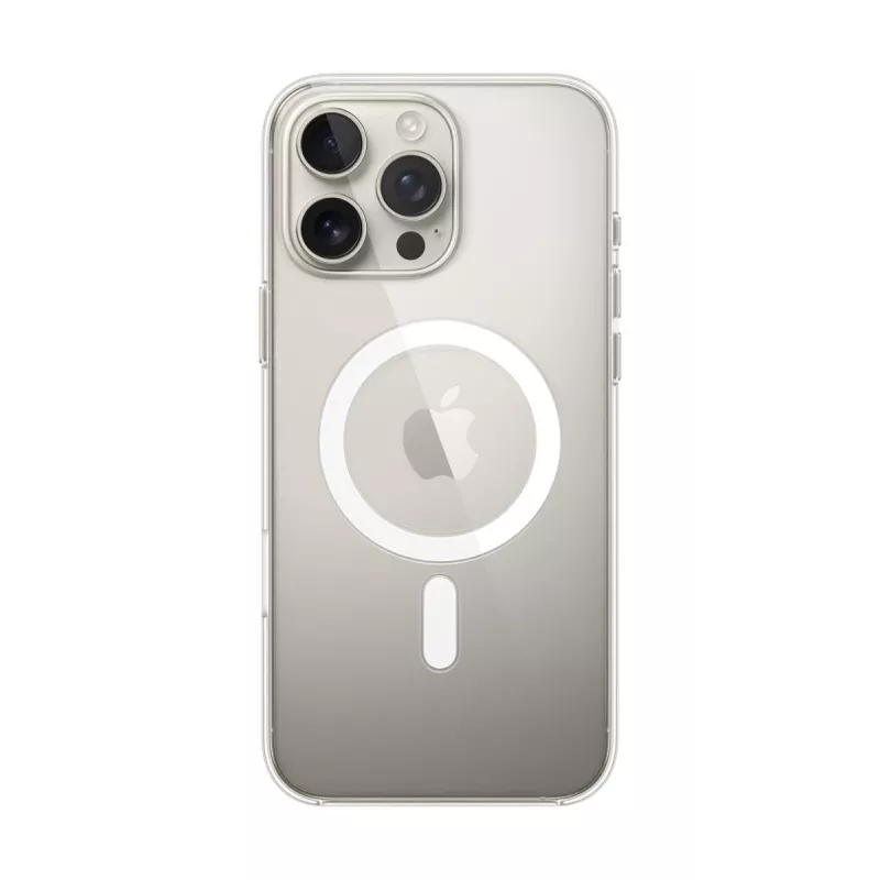 Apple Clear Case su MagSafe, iPhone 16 Pro Max, permatomas