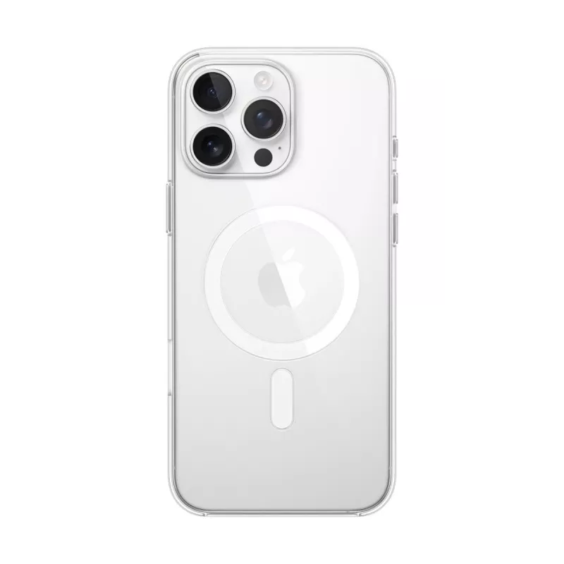 Apple Clear Case su MagSafe, iPhone 16 Pro Max, permatomas