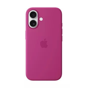 APPLE Silikoninis dėklas su MagSafe iPhone 16 Fuchsia
