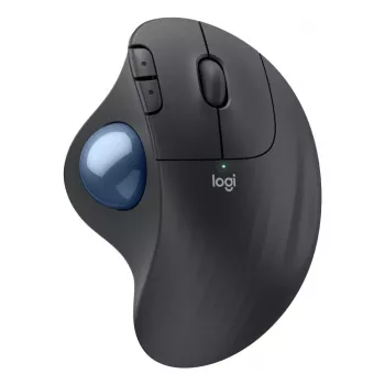 LOGITECH Ergo M575s Belaidė valdymo rutulio pelė - Graphite+Blue Ball