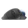 LOGITECH Ergo M575s Belaidė valdymo rutulio pelė - Graphite+Blue Ball