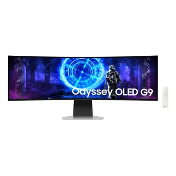 Samsung G95SD monitorius 124.5 cm (49 col.) 5120 x 1440 pikselių Dual QHD OLED sidabrinis