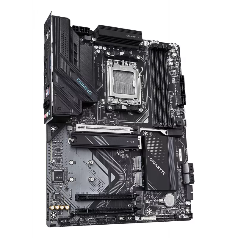 Motininė plokštė GIGABYTE X870 GAMING WIFI6 ATX, AMD X870, lizdas AM5, DDR5, 4x DIMM, iki 256 GB, Wi-Fi 6, 2.5Gb LAN