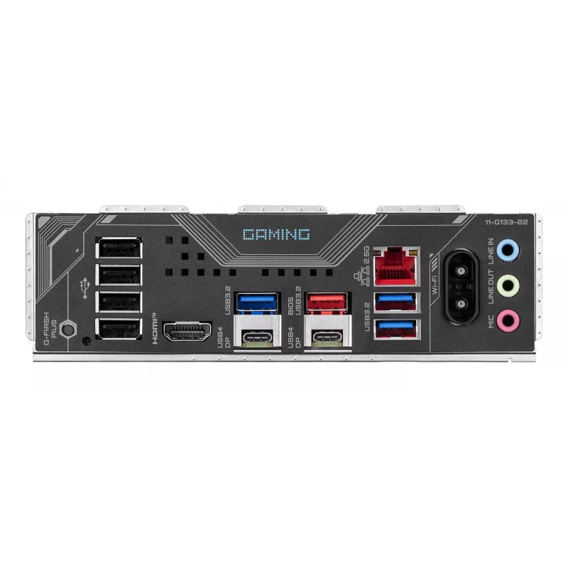 Motininė plokštė GIGABYTE X870 GAMING WIFI6 ATX, AMD X870, lizdas AM5, DDR5, 4x DIMM, iki 256 GB, Wi-Fi 6, 2.5Gb LAN