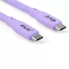 USB-C laidas CLUB3D CAC-3004 2m Violetinis