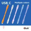 USB-C laidas CLUB3D CAC-3004 2m Violetinis