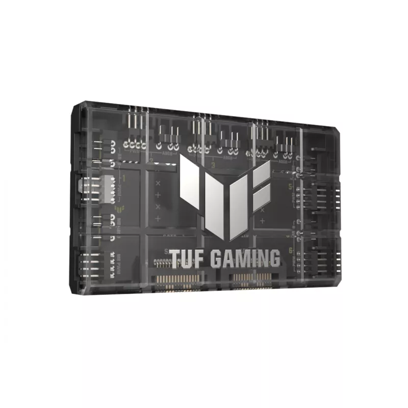 ASUS TUF Gaming ARGB PWM ventiliatorių šakotuvas 4-pin juodas