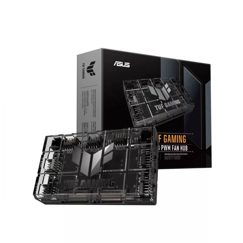 ASUS TUF Gaming ARGB PWM ventiliatorių šakotuvas 4-pin juodas