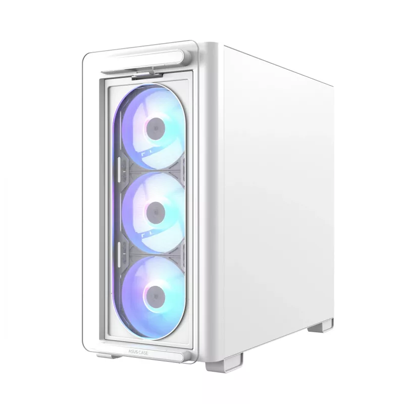 ASUS A23 PLUS TG ARGB WHITE korpusas