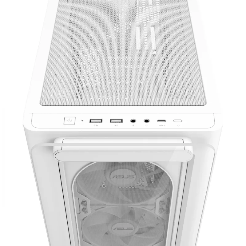 ASUS A23 PLUS TG ARGB WHITE korpusas