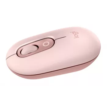 LOGITECH Pop Mouse - Pritaikomas emodžių mygtukas - Belaidis - Rožinė