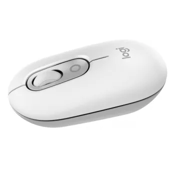 LOGITECH Pop Mouse - Pritaikoma emoji - Belaidė - Šviesiai balta