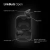 Ausinės Sony LinkBuds Open WFL910B belaidės Bluetooth į ausį, 20–20000 Hz, 10 m atstumas, 63 g, juodos