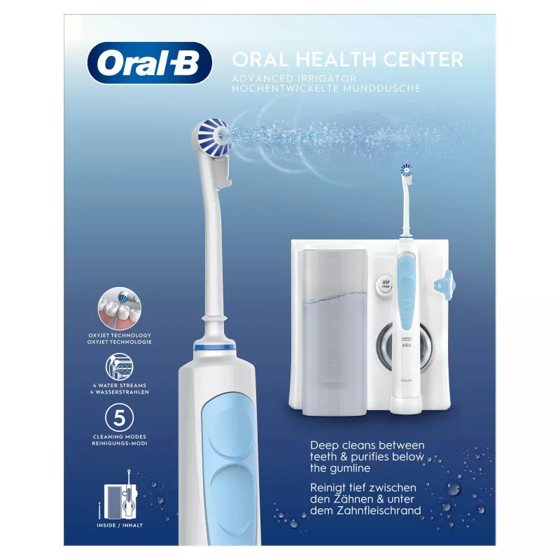 Oral-B OxyJet oralinis irigatorius, baltas