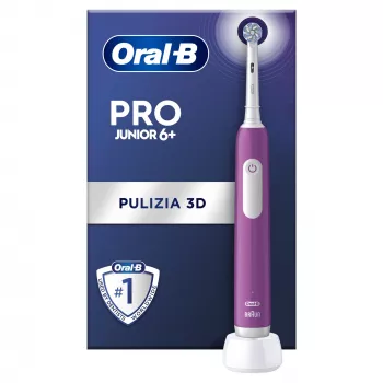 Oral-B Junior elektrinis dantų šepetėlis vaikams Sukamasis šepetėlis Violetinė